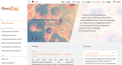 Desktop Screenshot of onkozert.de