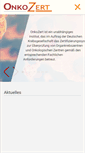 Mobile Screenshot of onkozert.de
